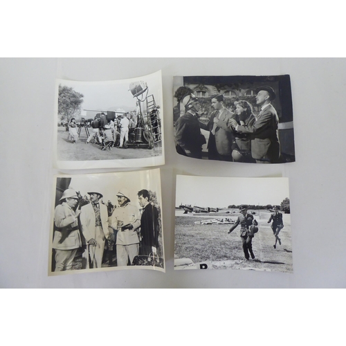 271 - Uncollated film studio monochrome photographs: to include action and production build sets