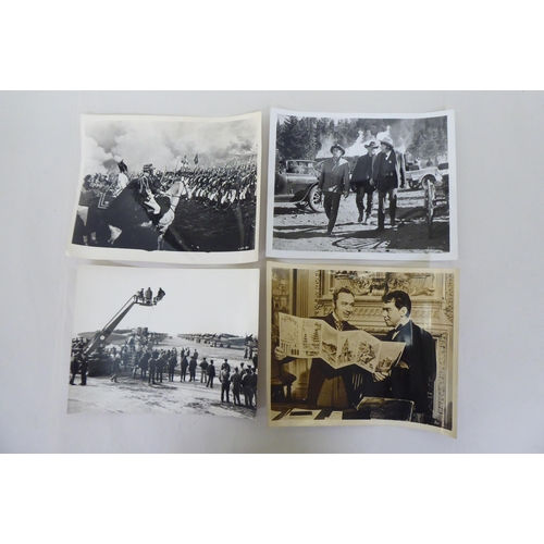 271 - Uncollated film studio monochrome photographs: to include action and production build sets