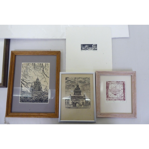 293 - Uncollated variously themed, framed and unframed prints  mostly bearing indistinct signatures