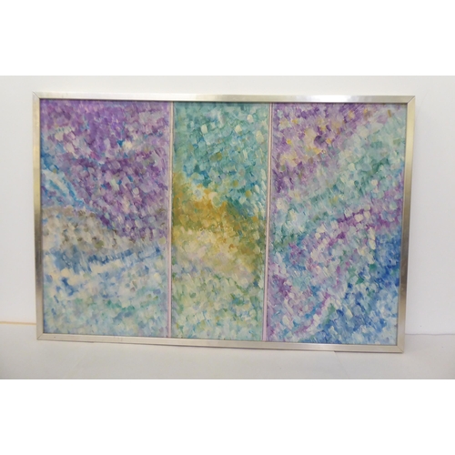 294 - Mixed media artwork by one Muriel Long  various subjects  most bearing pencil signatures&n... 