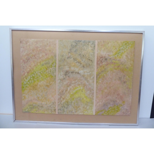 294 - Mixed media artwork by one Muriel Long  various subjects  most bearing pencil signatures&n... 