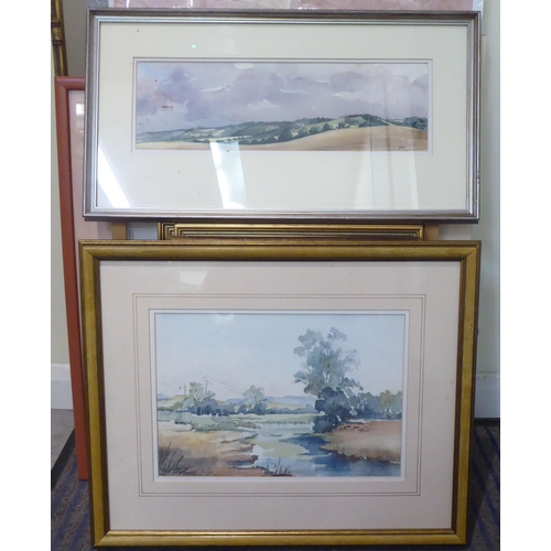 299 - Watercolours and prints: to include works after Jenny Watts  various sizes  mostly framed