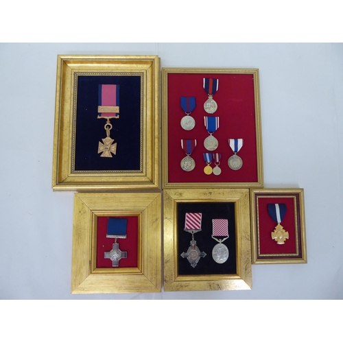 46 - Reproductions of 20thC medals: to include one for Gallantry; and another the Great War