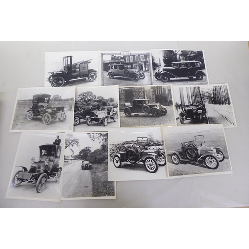 253 - Mainly mid 20thC motor themed ephemera: to include photographs; and Vauxhall owner's handbooks