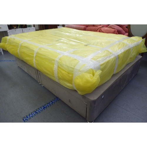 313 - A Hush-a-Bye Savoy double divan bed and mattress  52