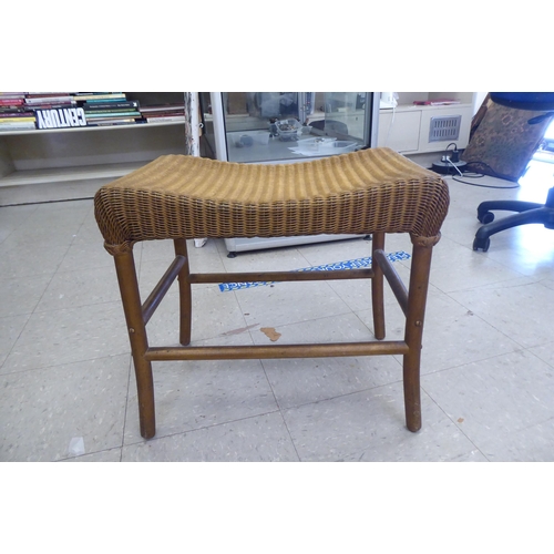 335 - Furniture: to include a 20thC Queen Anne style, mahogany finished triptych dressing mirror  31