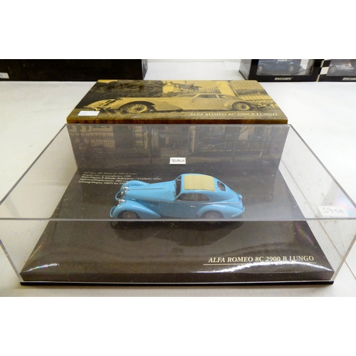 122 - Minichamps diecast model vehicles: to include a Bentley 6.5 litre Blue Train Special 1930; and an Al... 