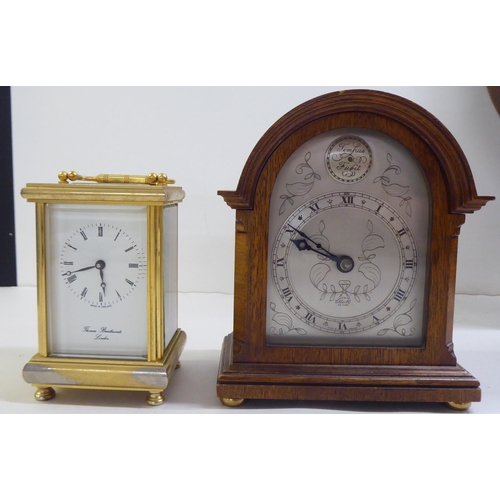 145 - A mixed lot: to include a 1930s oak barometer with a silvered dial  31