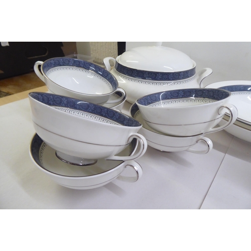 15 - A Royal Doulton china Sherbrook pattern dinner service