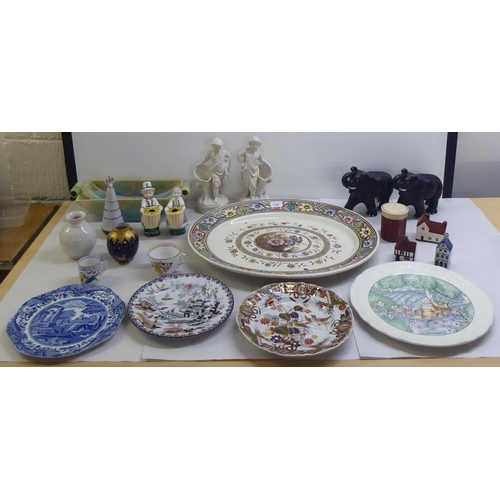 155 - 20thC ceramics: to include a late Victorian oval meat plate  21