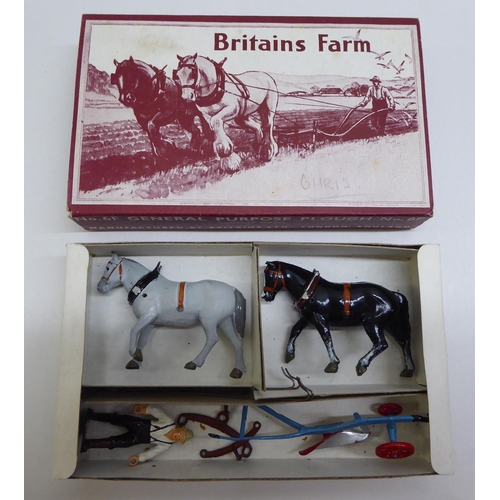 18 - Britains diecast lead farmyard models: to include various cows