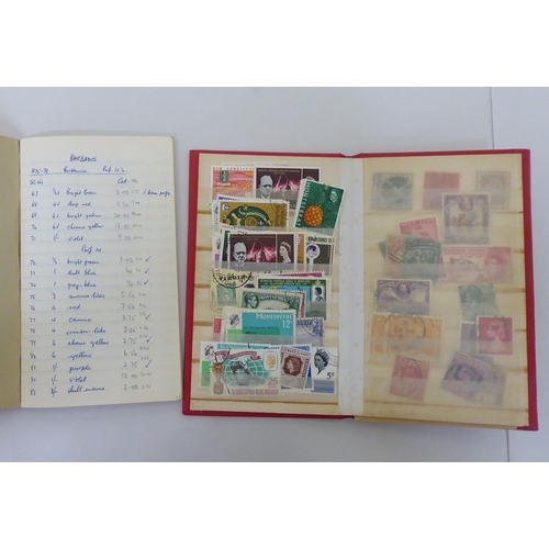 186 - Uncollated postage stamps: to include First Day covers; and stock books