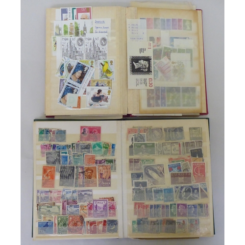 186 - Uncollated postage stamps: to include First Day covers; and stock books