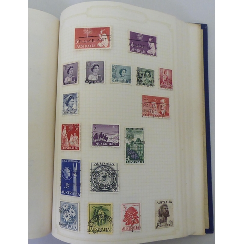 186 - Uncollated postage stamps: to include First Day covers; and stock books