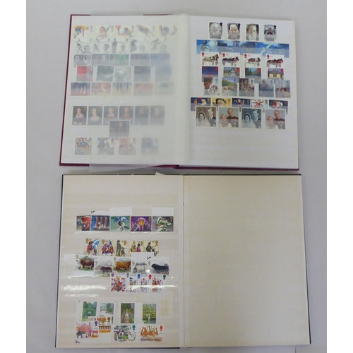 186 - Uncollated postage stamps: to include First Day covers; and stock books