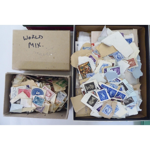 186 - Uncollated postage stamps: to include First Day covers; and stock books