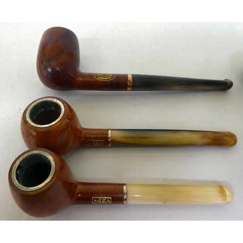 194 - Pipes and cigarette holders: to include examples by JK and Bruyere