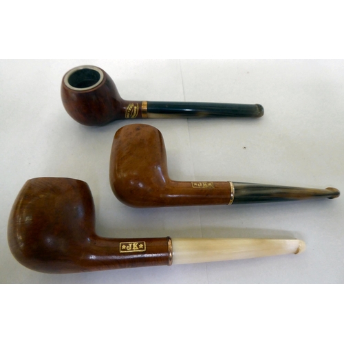 194 - Pipes and cigarette holders: to include examples by JK and Bruyere