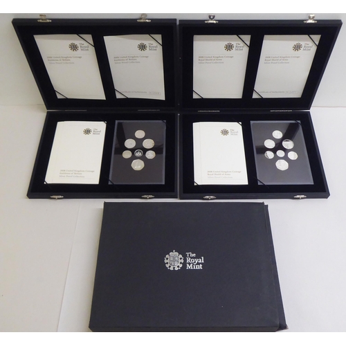 20 - Two 2008 Royal Mint silver proof coin sets