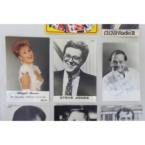 210 - Signed photographs: to include David Jason