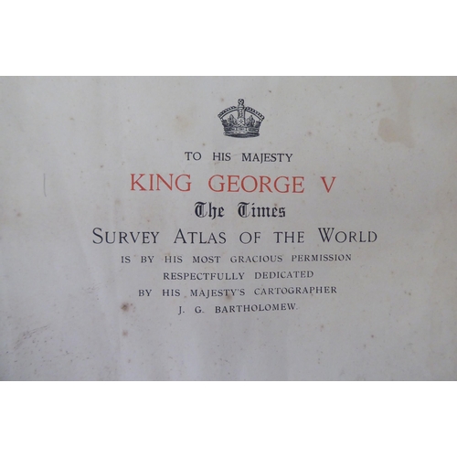 244 - Book: a George V 'Times Survey Atlas of the World'  19