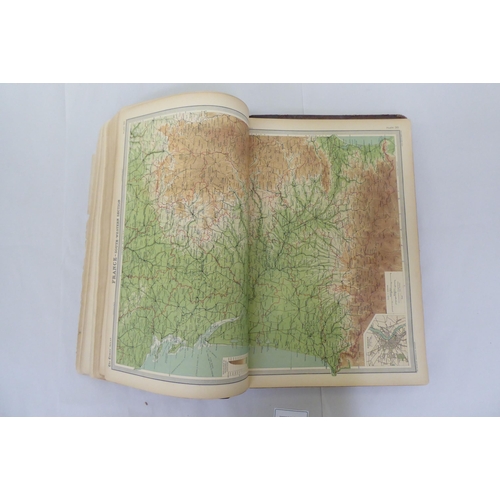 244 - Book: a George V 'Times Survey Atlas of the World'  19