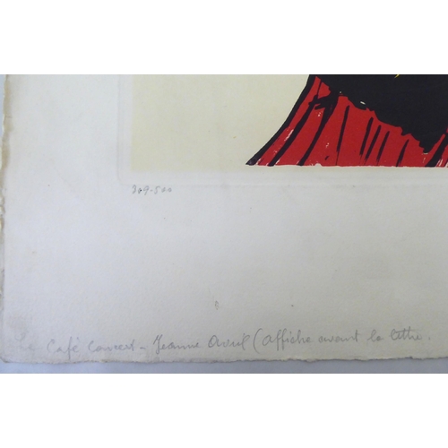 268 - After Henri de Toulouse Lautrec - two Limited Edition 165/500 & 309/500 lithographs  bearin... 