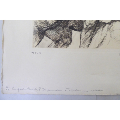 268 - After Henri de Toulouse Lautrec - two Limited Edition 165/500 & 309/500 lithographs  bearin... 