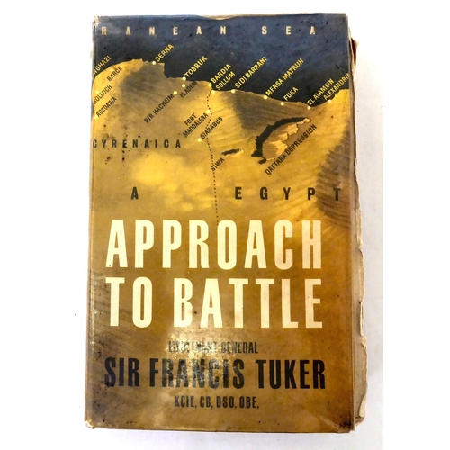 282 - Book: 'Approach to Battle' by Sir Francis Tuker, 1st edition