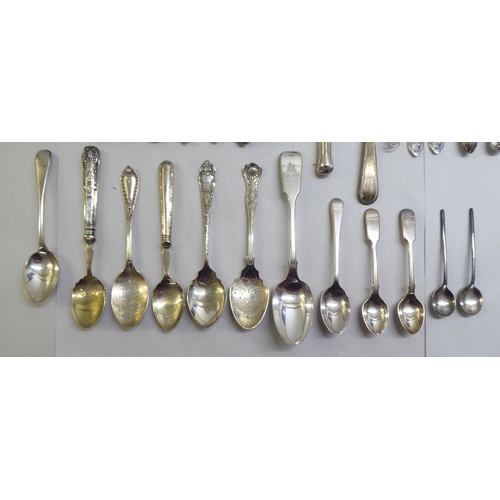 53 - Cutlery, mainly loaded silver handled  mixed marks