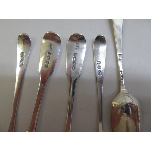 70 - Silver and white metal flatware  mixed marks