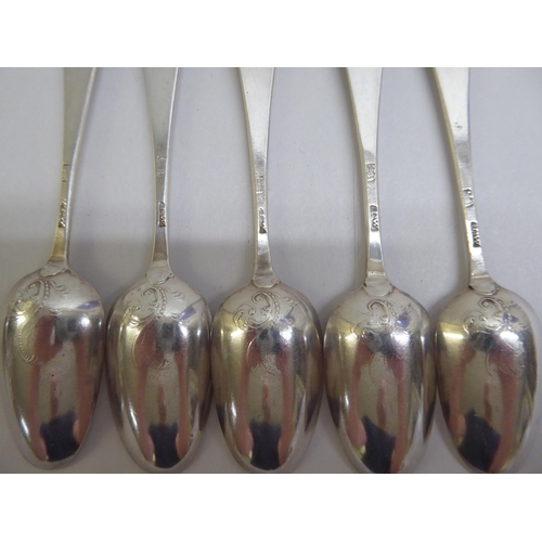 70 - Silver and white metal flatware  mixed marks