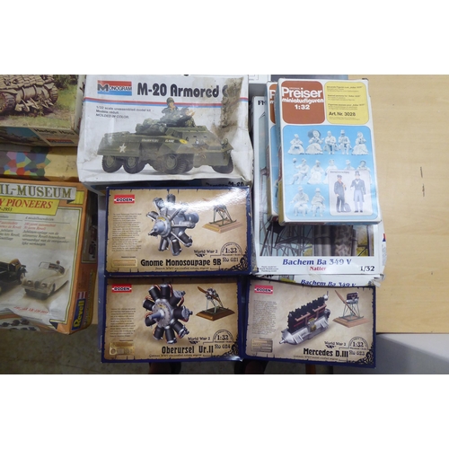 71 - 1/32 scale model kits: to include by Hasegawa, a 'Nakajima Ki 44-II Hei Shoki (Tojo)'; and a 'Bell X... 