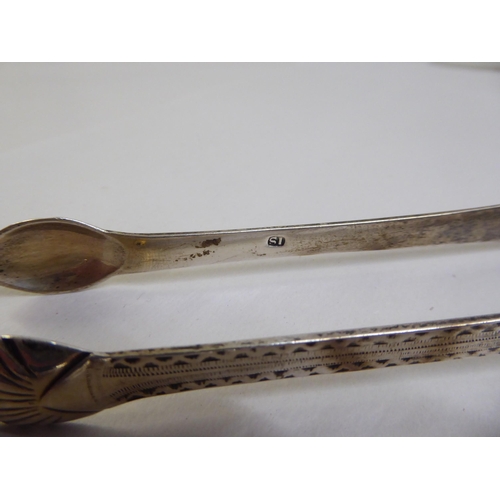 73 - Silver and white metal flatware  mixed marks