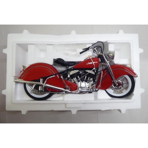 76 - A 1/6 scale diecast model by Guiloy, an Indian Chief 348 (1948)  boxed