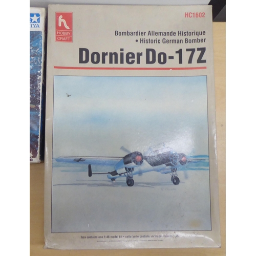 86 - 1/48 scale model kits: to include by Tamiya, an 'Avro Lancaster BI/BIII'; and a 'Dornier Do-17Z' by ... 