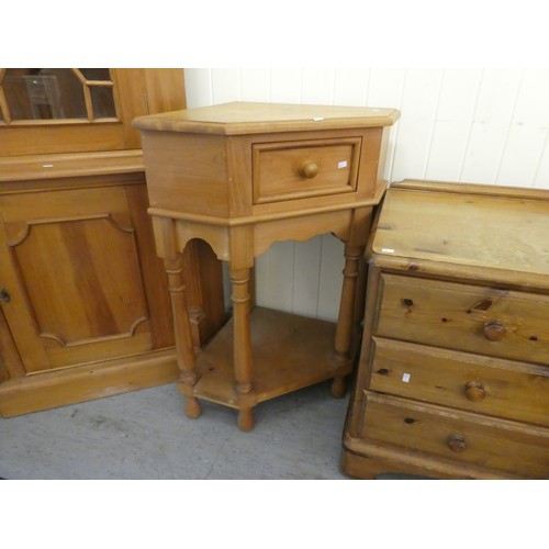 129 - Pine furniture: to include a two-part corner unit  71