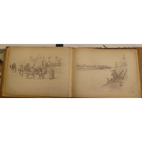 266 - A folio containing 19thC prints and engravings  various subjects & sizes