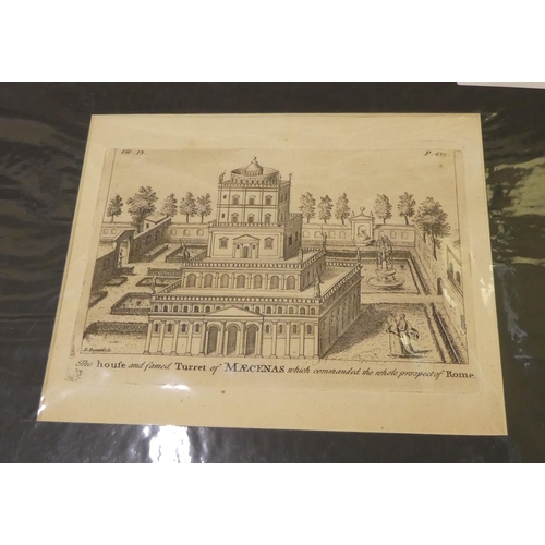 293 - Historic and architectural engravings: to include 'A View of the Foundling Hospital'  8