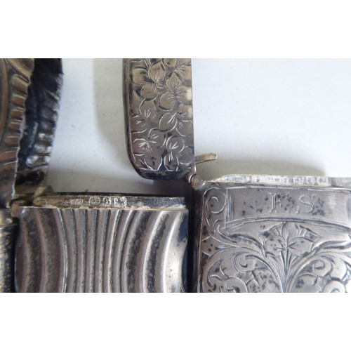 115 - Silver and other collectables: to include a hide bound and silver plated hip flask