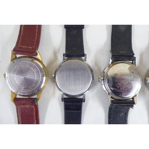 116 - Five wristwatches  variously cased & strapped