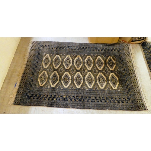 137 - Four dissimilar small rugs: to include a Turkoman  49