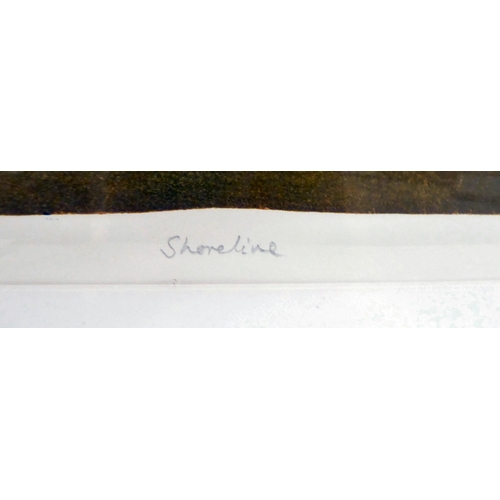 18 - After Michael Honnor - 'Shoreline'  Limited Edition 7/7 coloured print  bears a pencil title & s... 