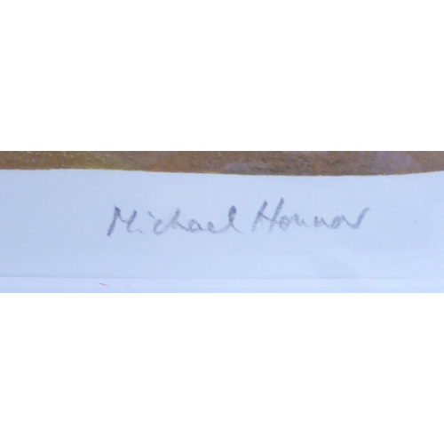 18 - After Michael Honnor - 'Shoreline'  Limited Edition 7/7 coloured print  bears a pencil title & s... 