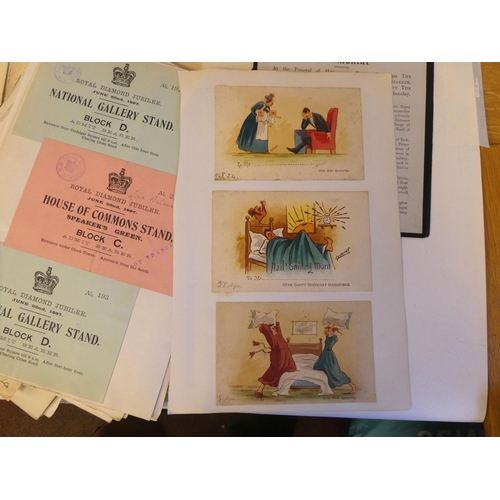 224 - Ephemera, mainly Royal related circa 1863-1952: to include events at Windsor Castle and period photo... 