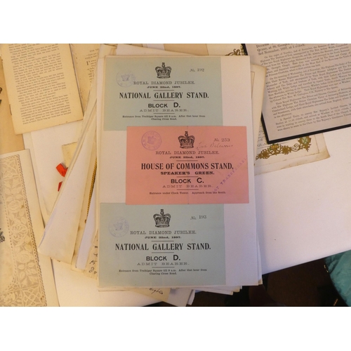 224 - Ephemera, mainly Royal related circa 1863-1952: to include events at Windsor Castle and period photo... 