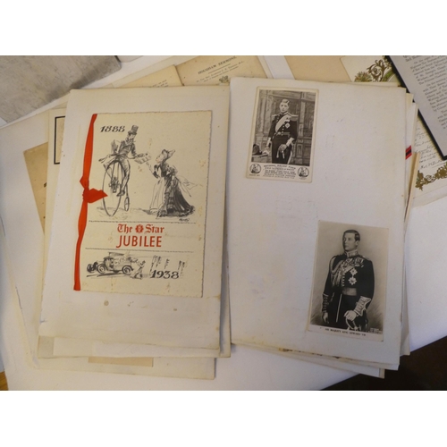 224 - Ephemera, mainly Royal related circa 1863-1952: to include events at Windsor Castle and period photo... 