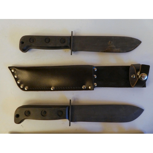 261 - Two British military combat/survival knives  the blades 7