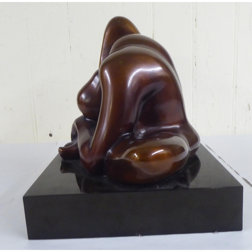 28 - Ayonso - a bronze nude sculpture  Limited Edition 3/6  bears a signature  12