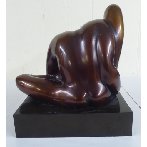 28 - Ayonso - a bronze nude sculpture  Limited Edition 3/6  bears a signature  12